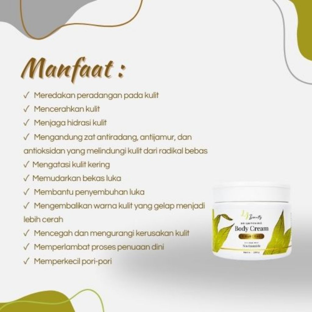 Body  Cream Charcoal