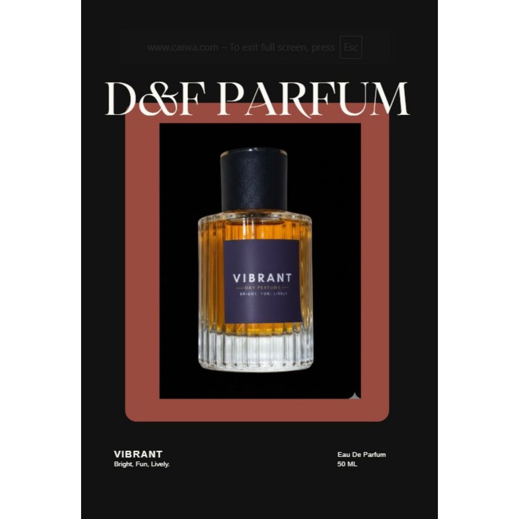D&F Vibrant | Parfum Pria | 50 ML