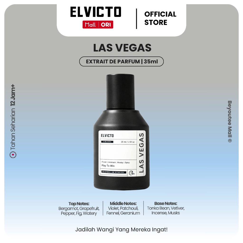 Elvicto Las Vegas Extrait de Parfum 35ml
