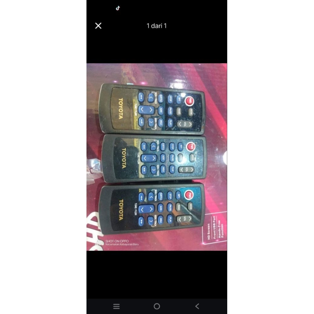 Remot Original Headunit Toyota