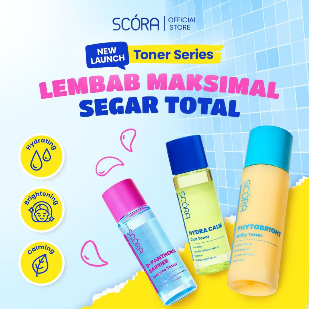 SCORA TONER 80ML ALL VARIANT