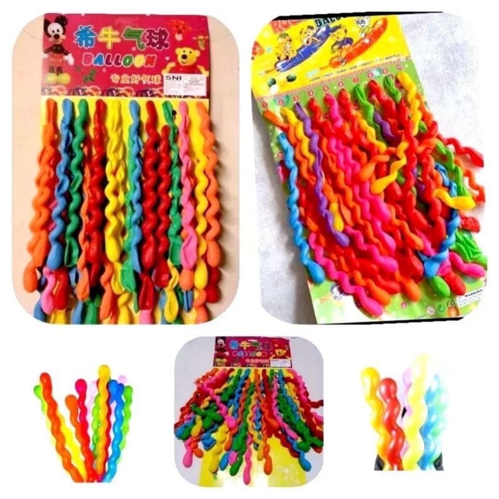 40pcs BALON ULIR LEMBARAN