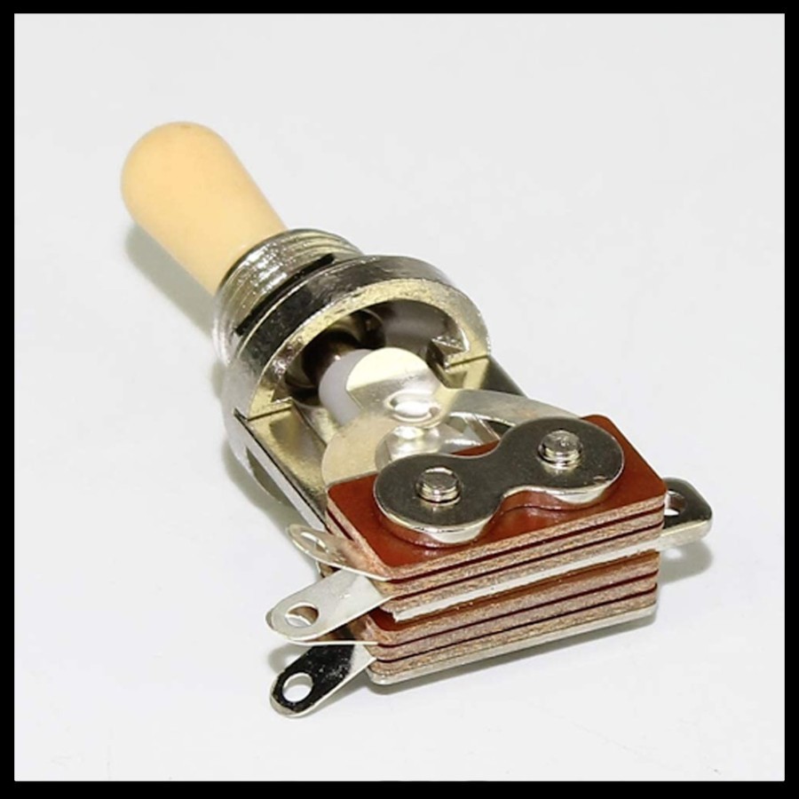 Saklar Toggle Switch Short Straight Ivory 3Way
