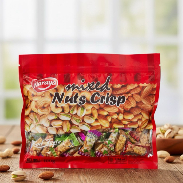 Kacang Snack Mixd Nutd Crispy