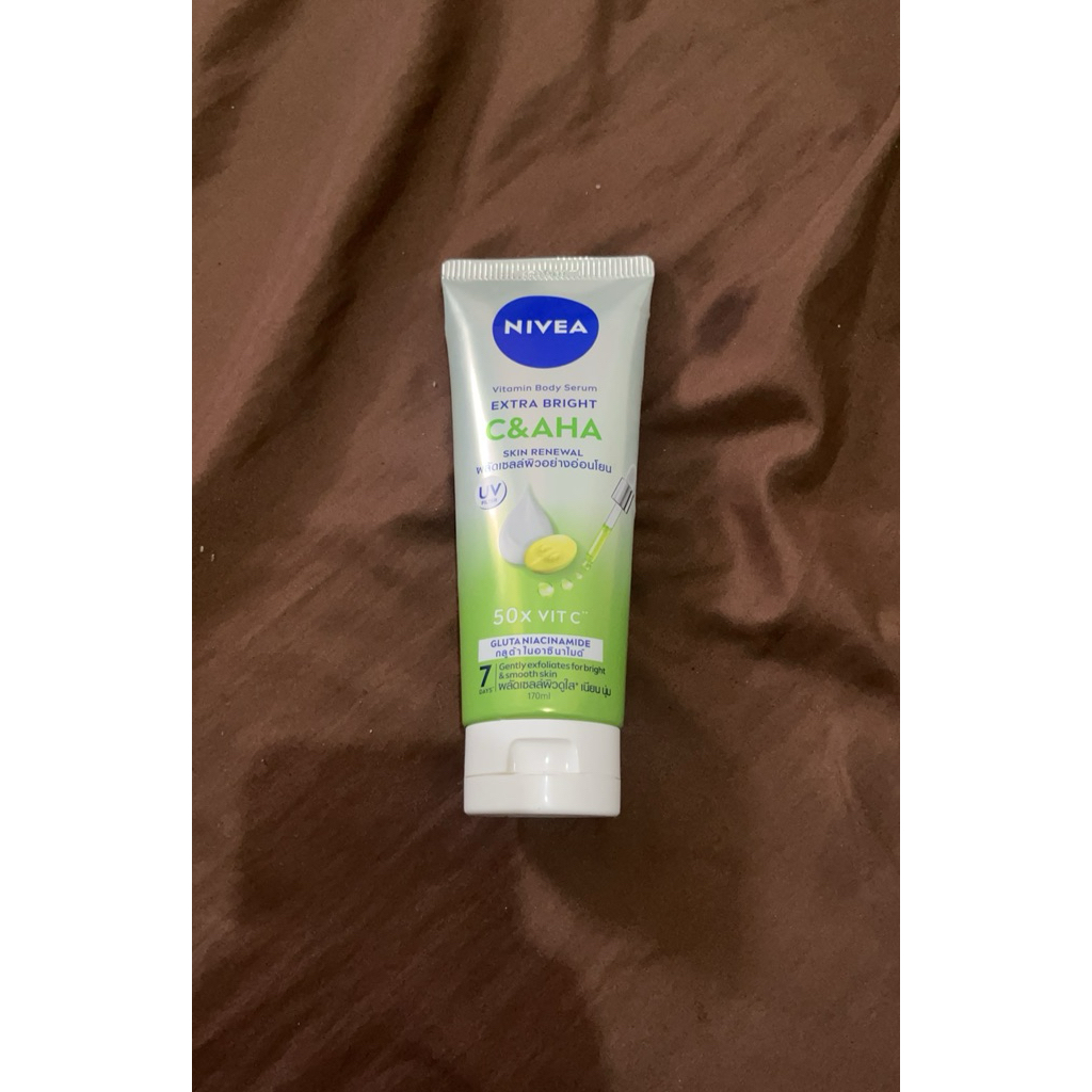 nivea c&aha body lotion