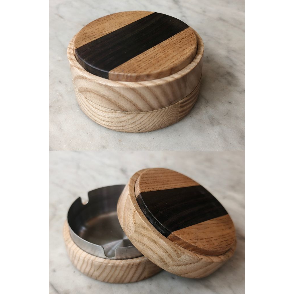 asbak kayu premium