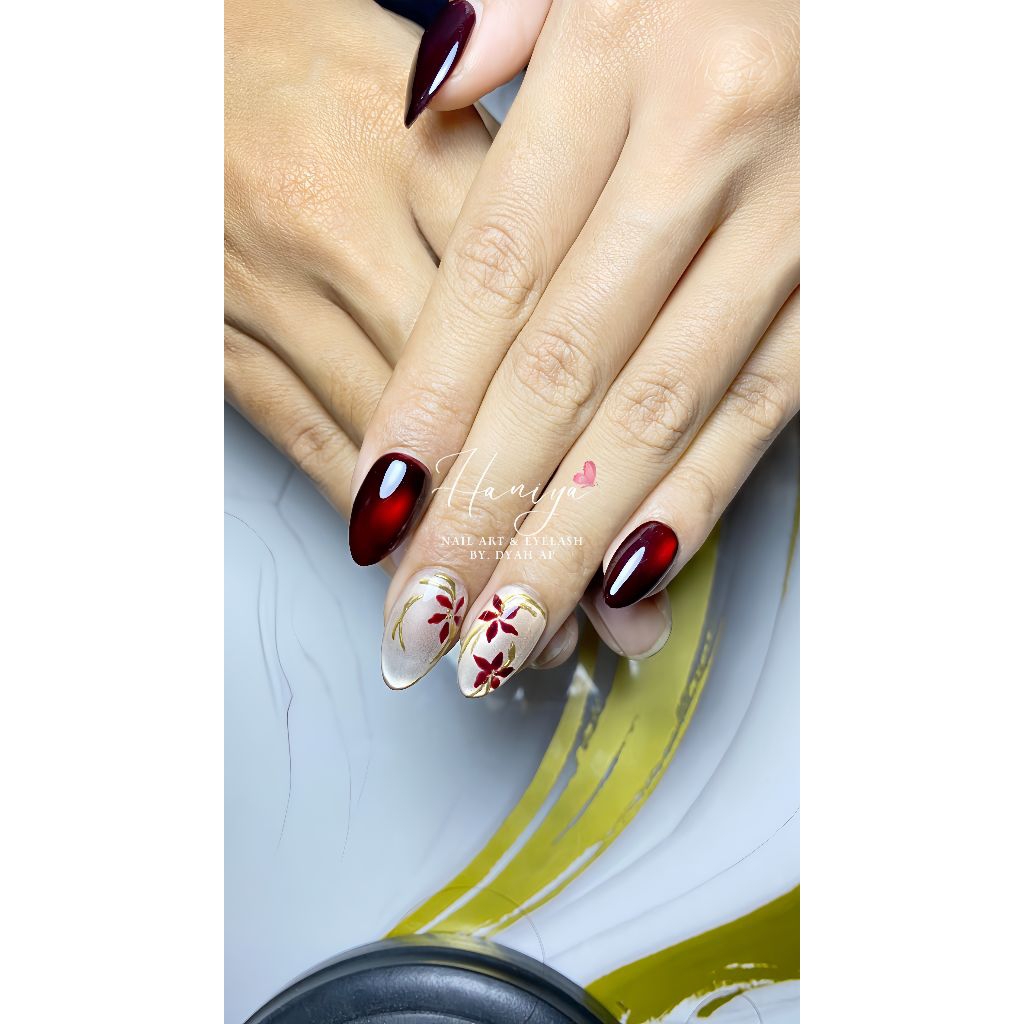 Pres On Nails || Cat Eye || Design & Chrome