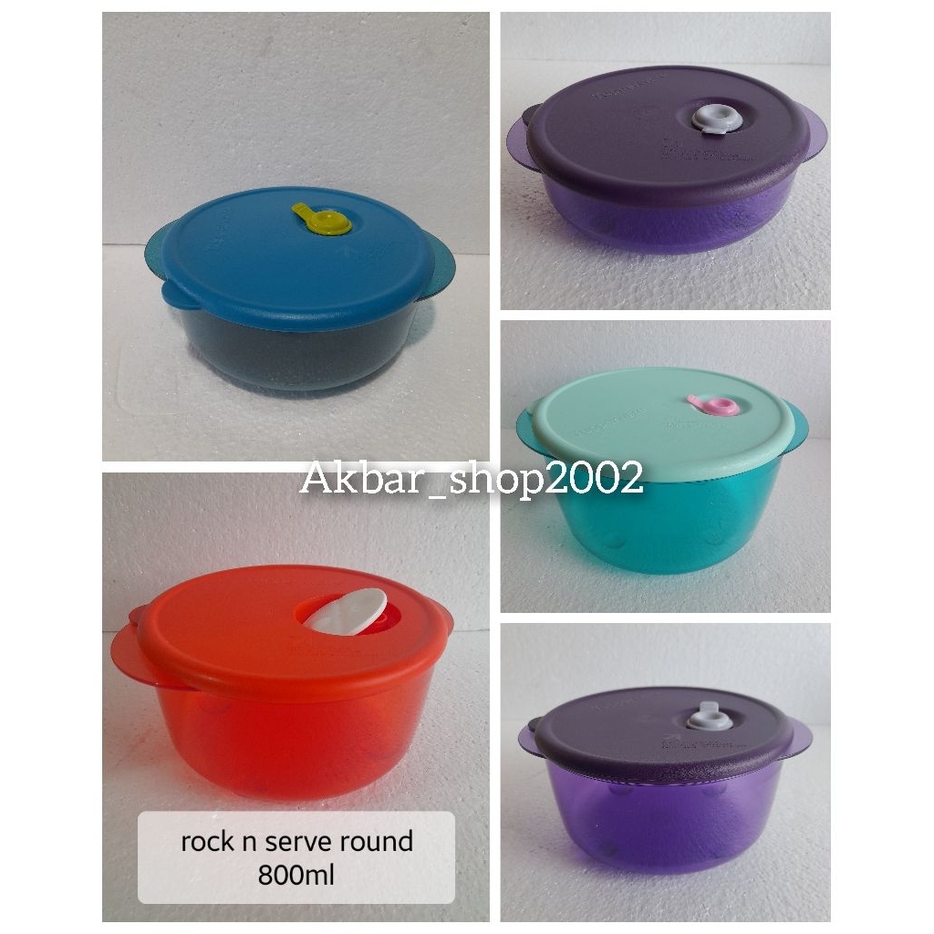 Tupperware Rock n serve round 1pcs