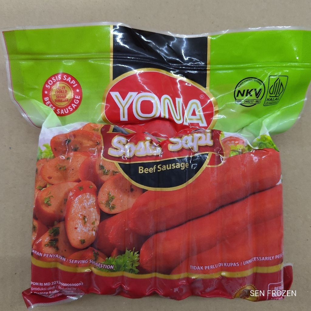 Yona Sosis Sapi 450g