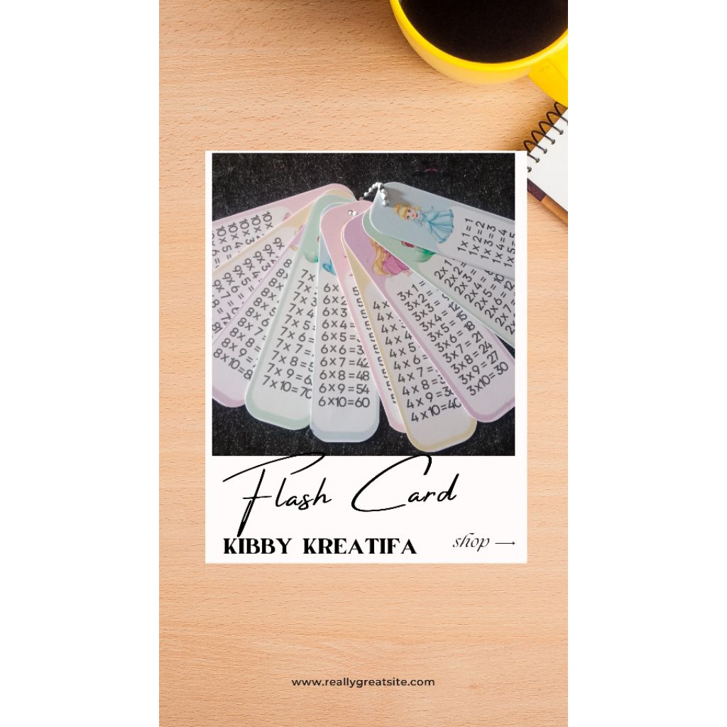 flashcard perkalian dan pembagian