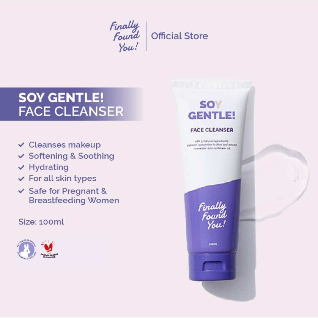 Finally Found You! SOY GENTLE! Face Cleanser