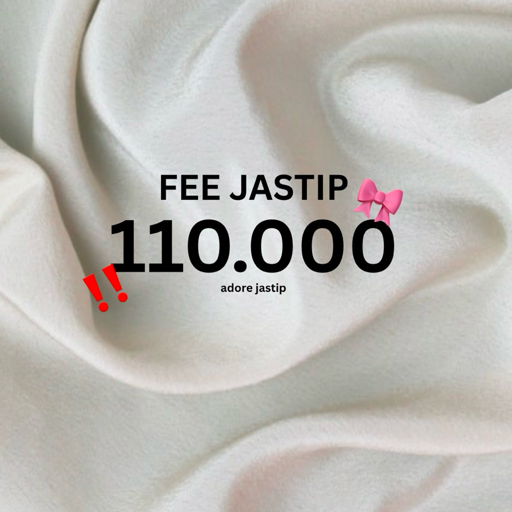 PAYMENT FEE ADORE JASTIP 5 PCS
