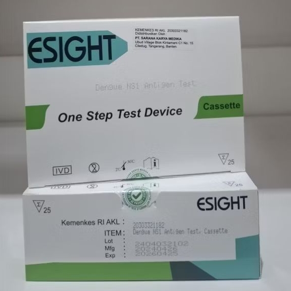 test DenGue NS1 Antigen Device Esight 25pcs