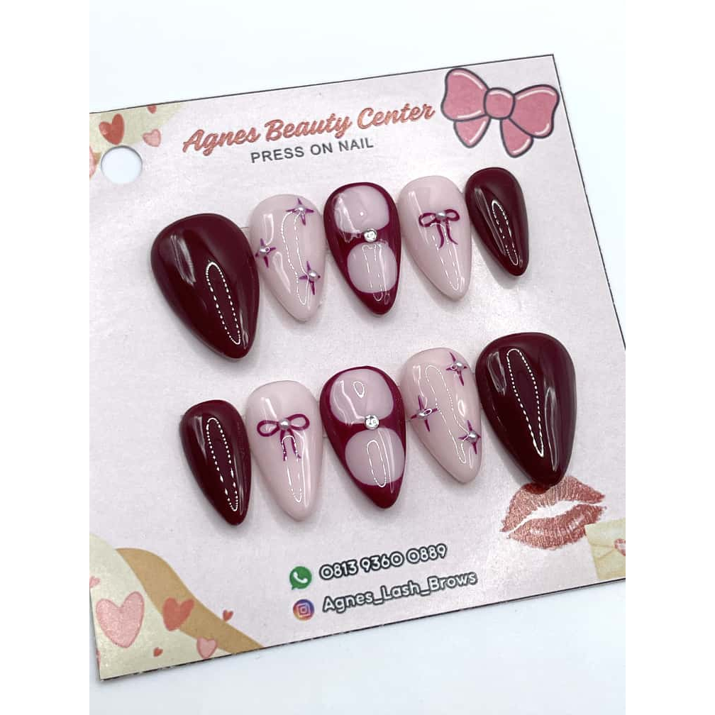 Press On Nails SR11 Hand Painted