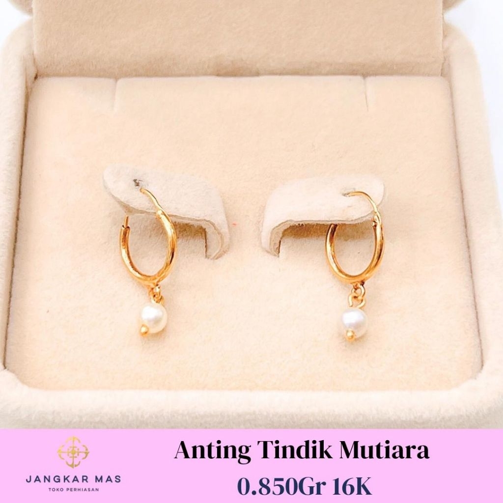 ANTING TINDIK MUTIARA 16k 0.850gr