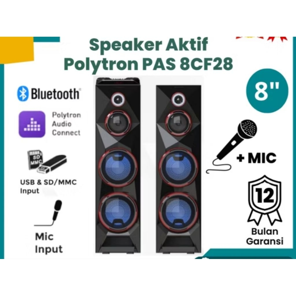 Speaker Aktif Polytron PAS-8CF28