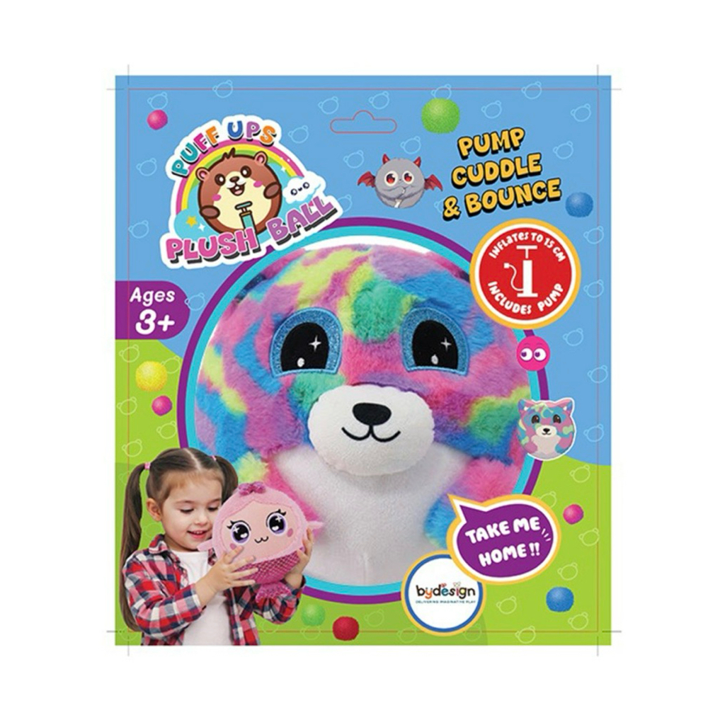 Puff Ups Plush Ball Mainan Boneka Assorted