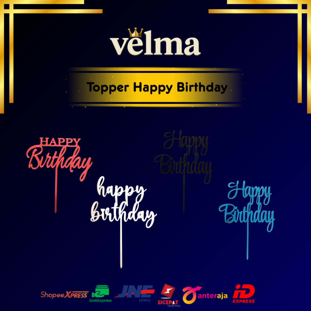 Topper Happy Birthday