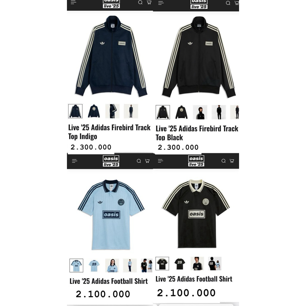 JASTIP OASIS X ADIDAS