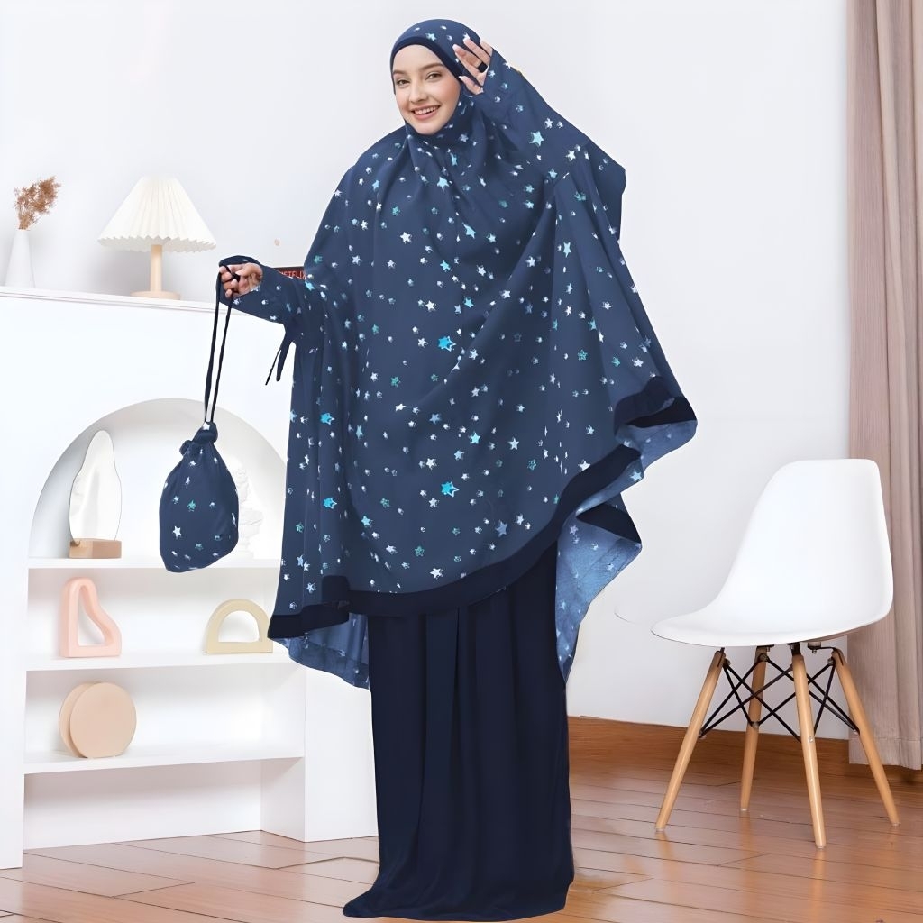Mukena Abbk Motif