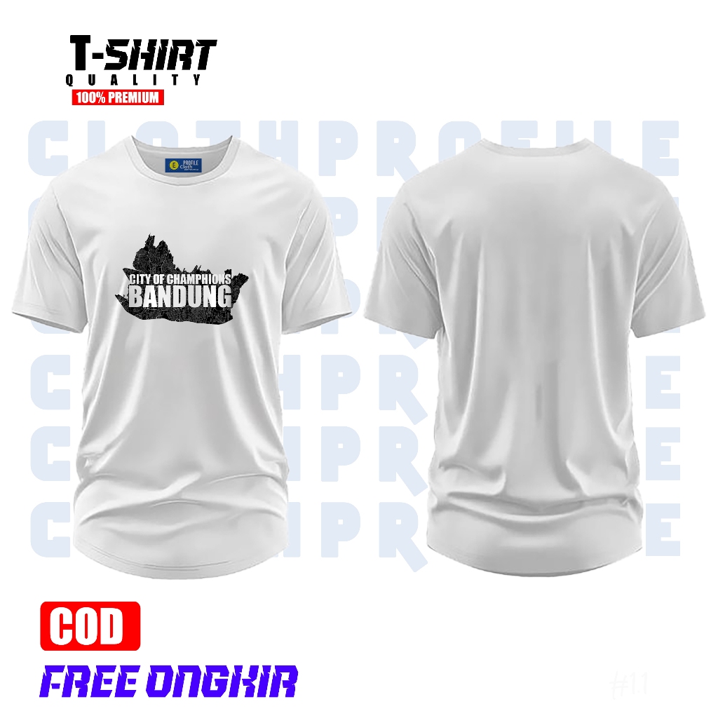 KAOS PERSIB PREMIUM COTTON COMBED 24S