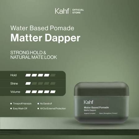 Kahf Water Based Pomade Matte Dapper - RITA