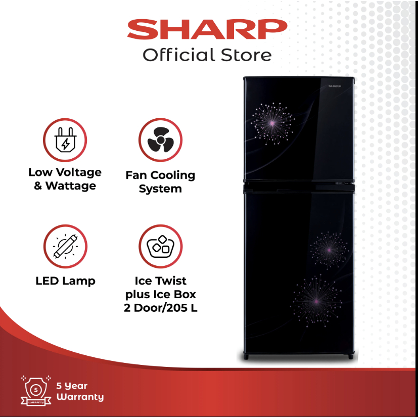 KULKAS 2 PINTU SHARP 237MG (GARANSI RESMI)