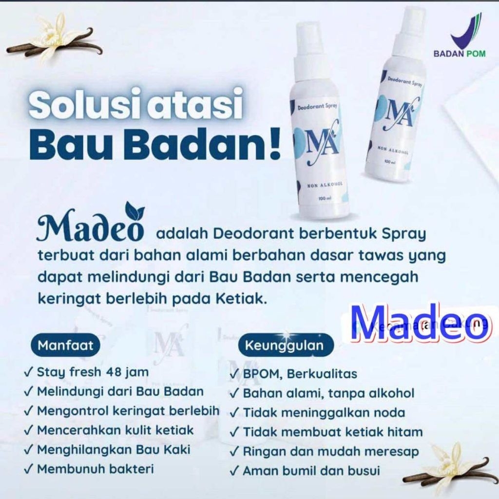MADEO Deodorant spray