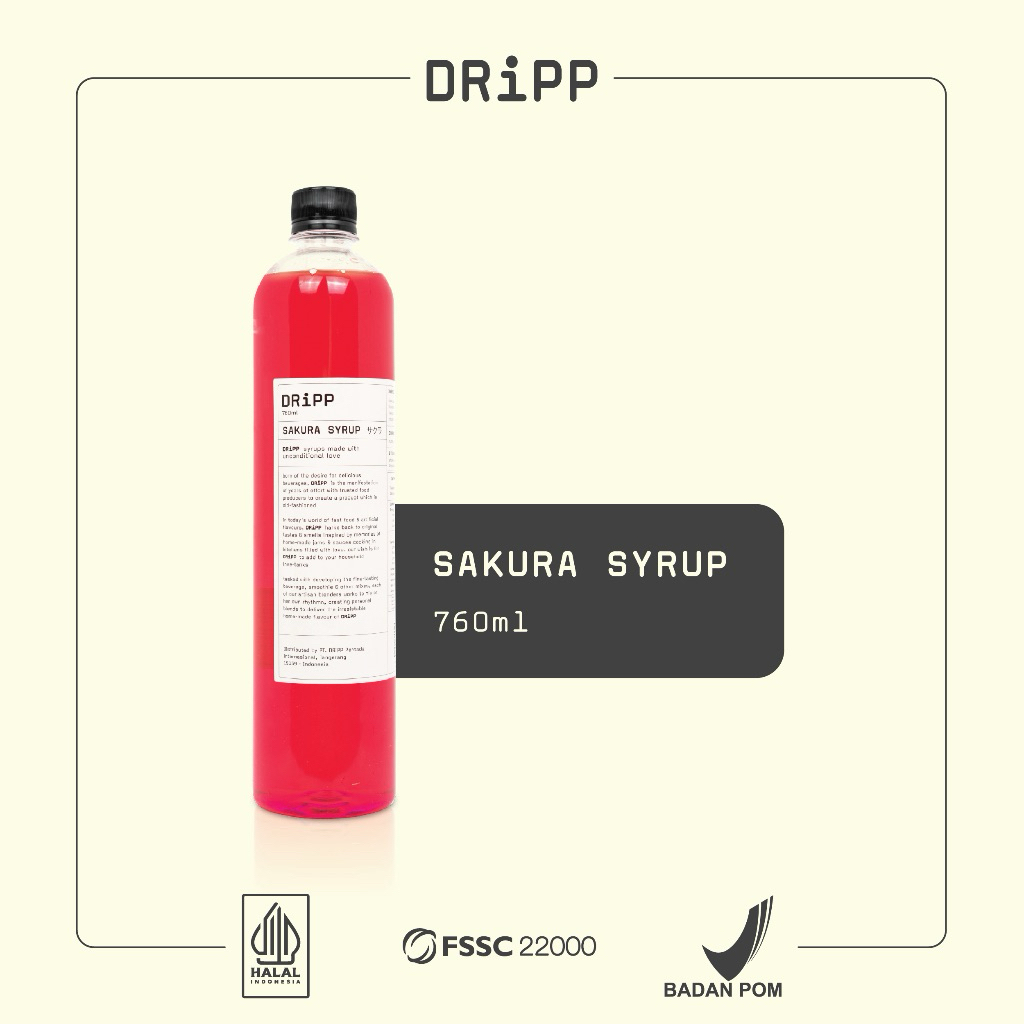 Dripp Sakura Syrup