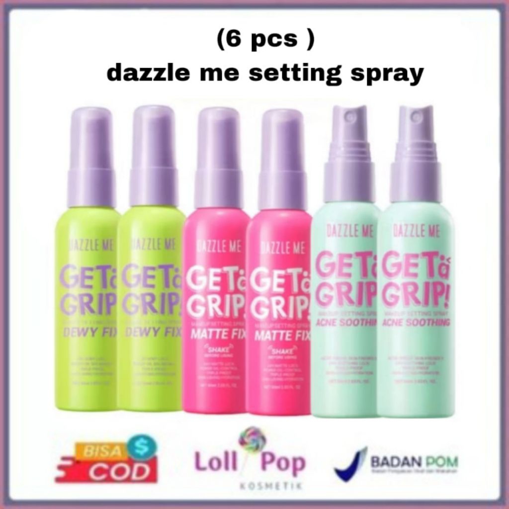 [6 pcs] Dazzle me setting spray