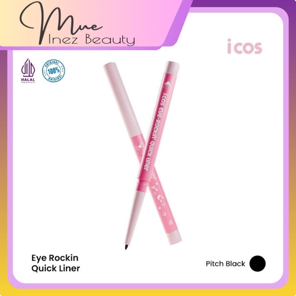 ICOS EYE ROCKIN QUICK LINER PICTH BLACK