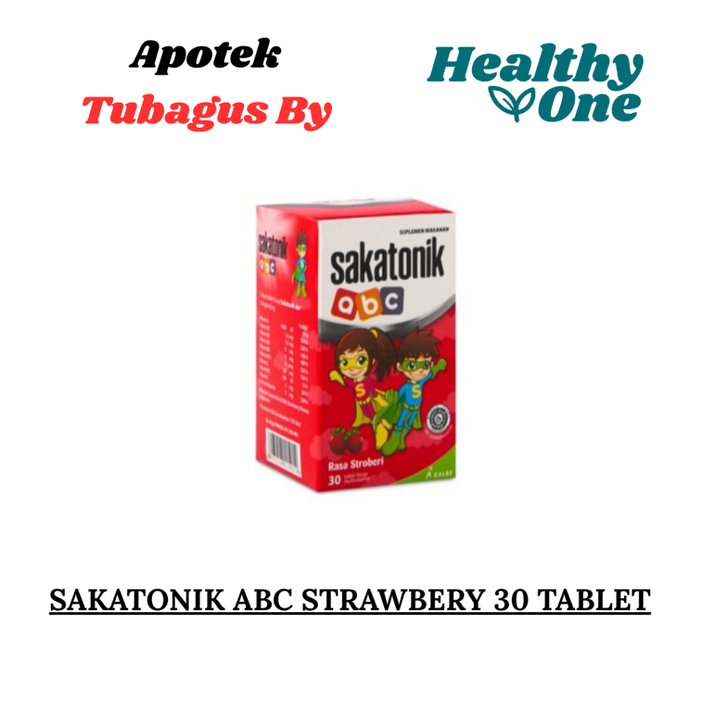 SAKATONIK ABC STRAWBERY 30 TABLET
