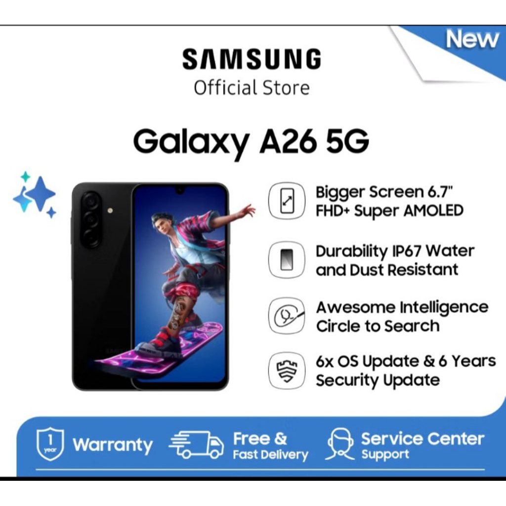 SAMSUNG A26 5G 8/256