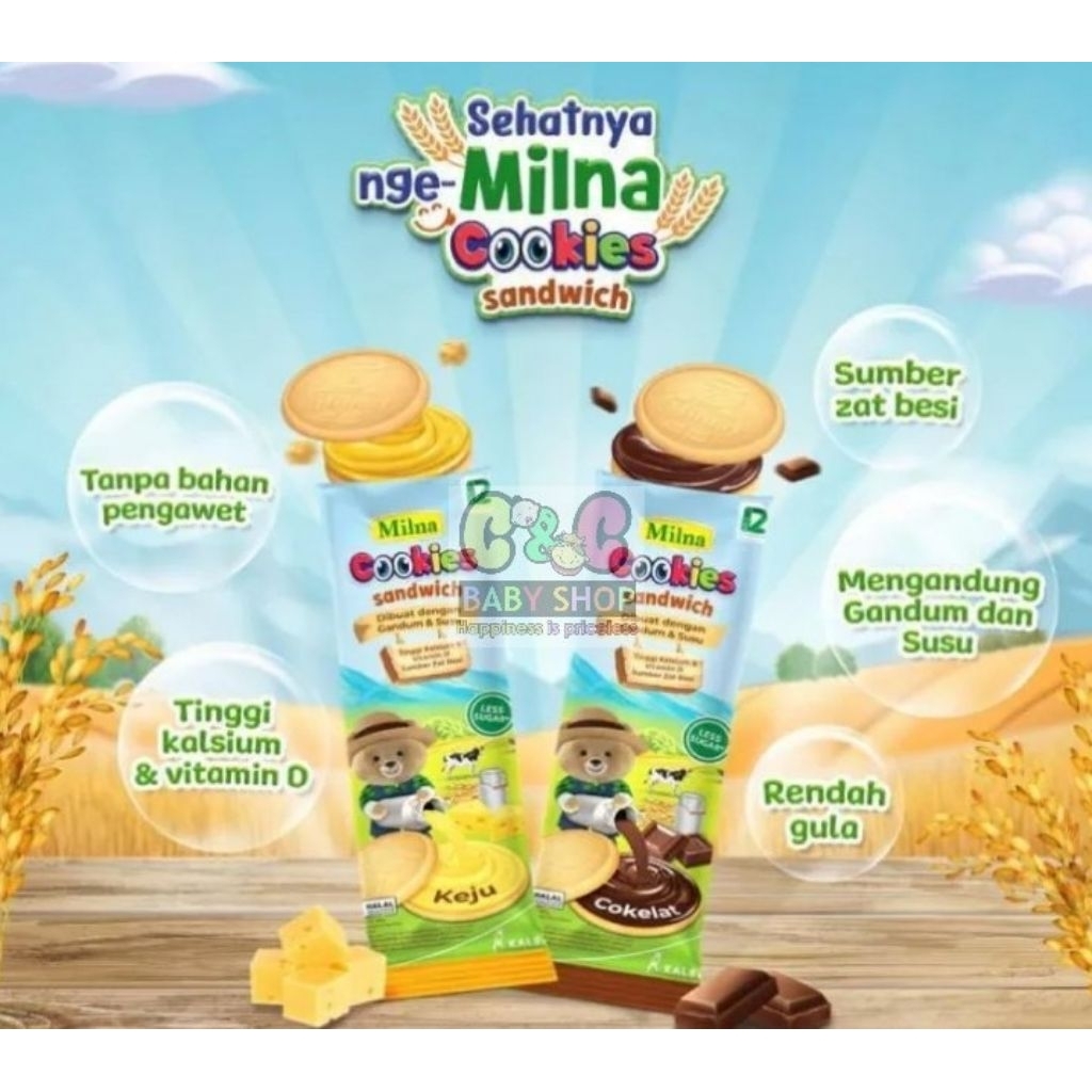 Milna Sandwich Biscuit(Perpcs )