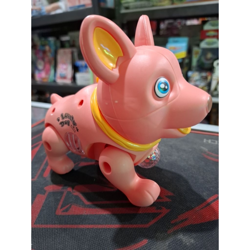 Mainan Boneka Anjing Berjalan