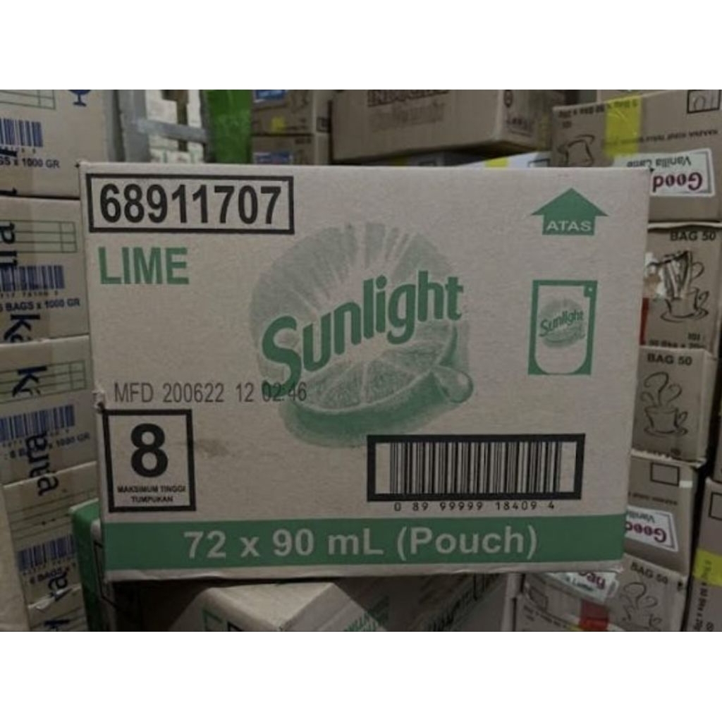 sunlight 90 ml dus an isi 72 pcs