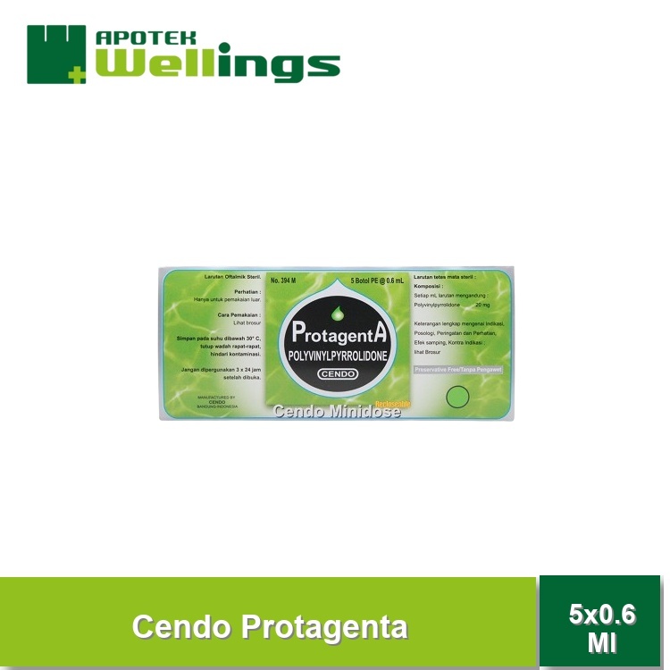 Wellings Cendo Protagenta 5x0.6 Ml
