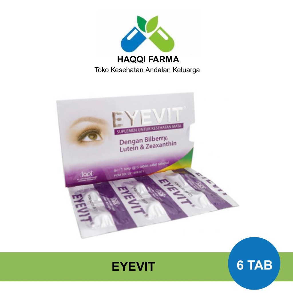 Eyevit 1 Strip Isi 6 Tablet