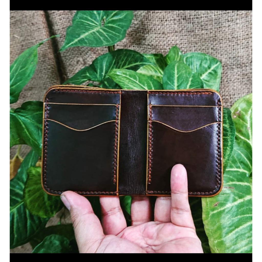 Dompet Kulit Model Standar Minimalis Handmade Premium Wallet