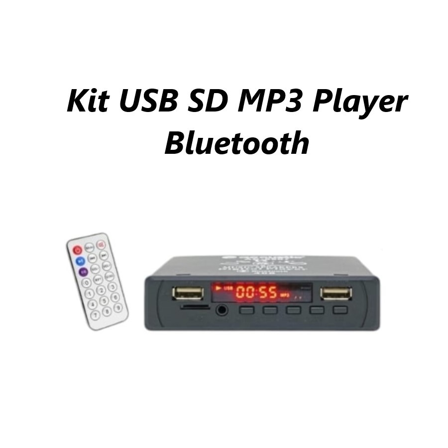 S_NET box mini kit usb sd mp3 player Bluetooth remote