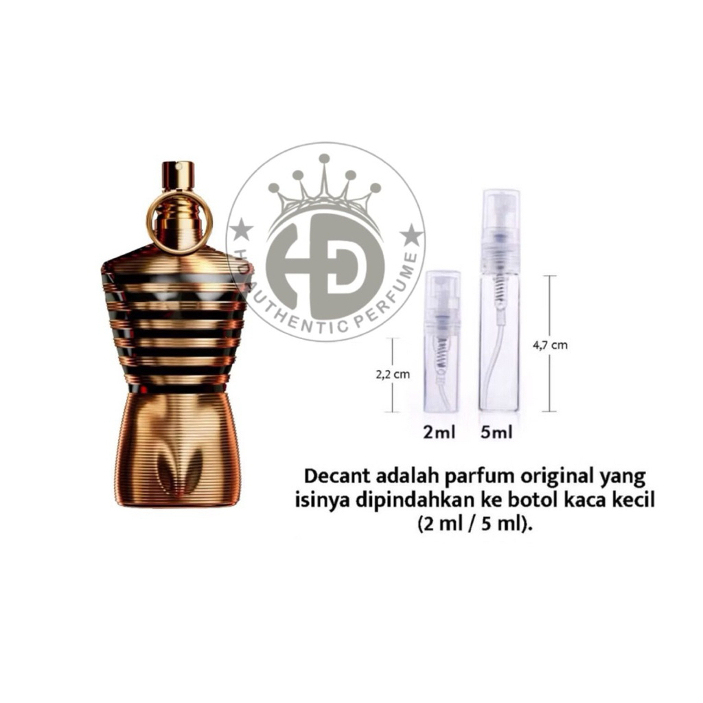 HD Authentic Perfume - Decant Le Male Elixir