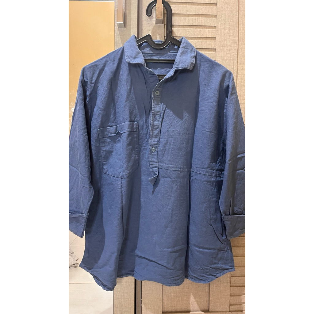kemeja biru preloved