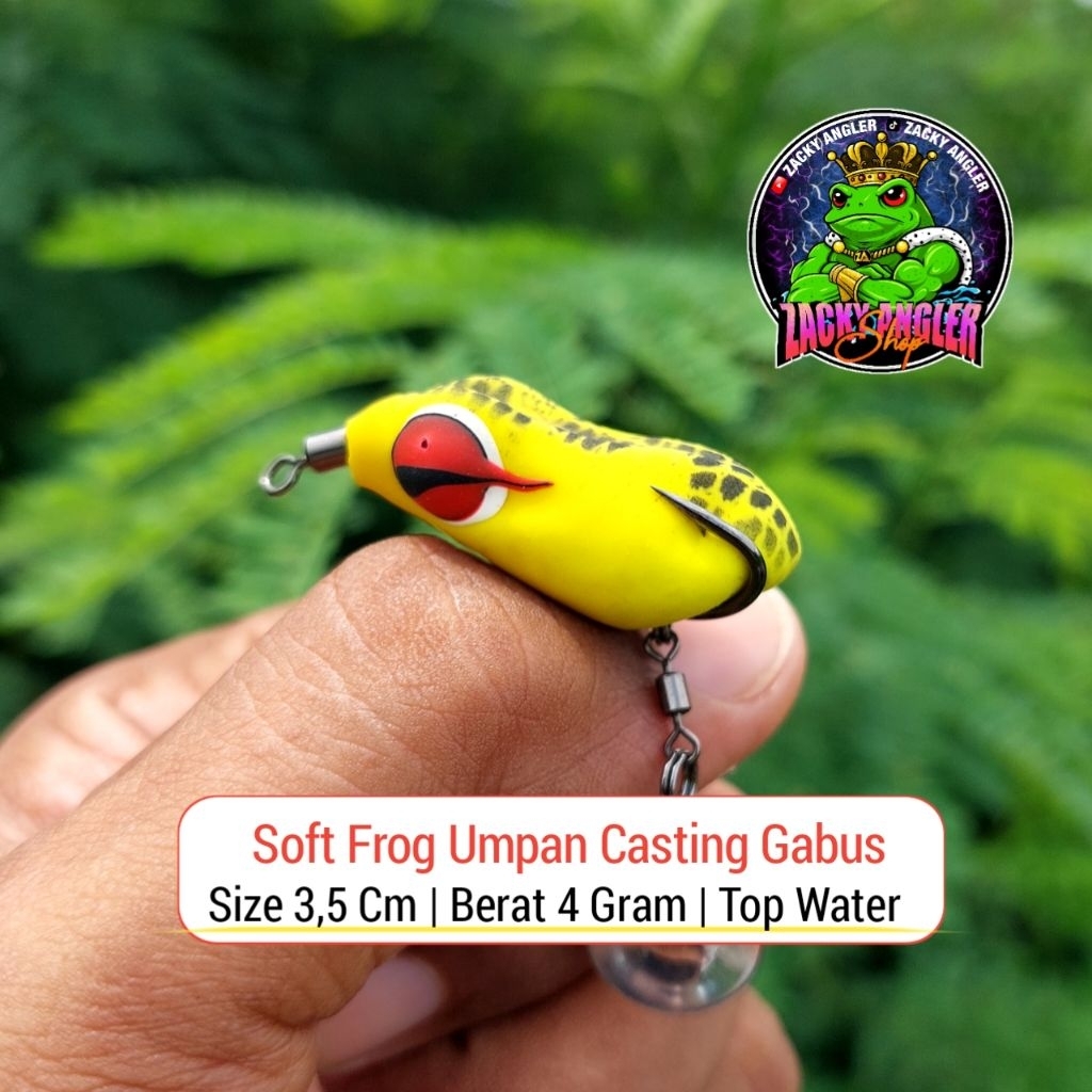 Soft Frog Mini 3,5 Cm Lure Umpan Casting Gabus