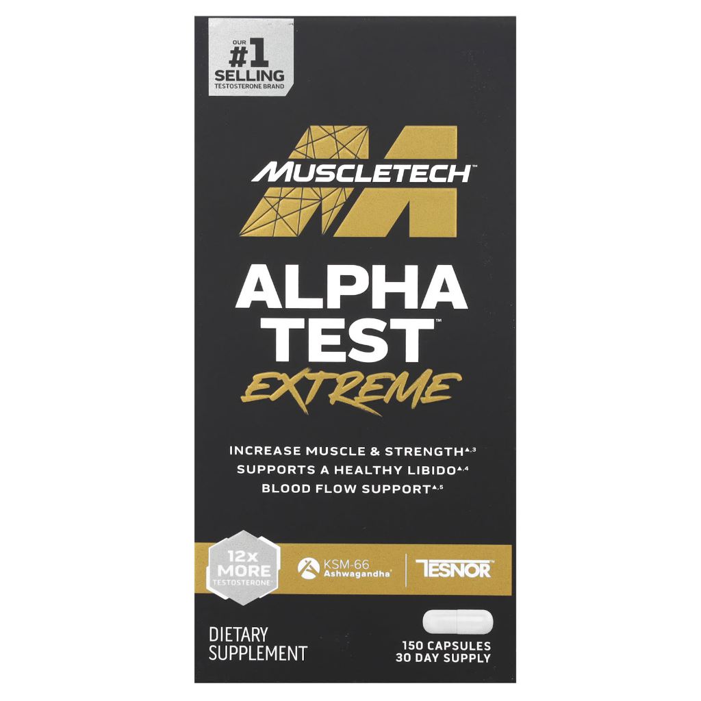 MuscleTech Alpha Test Extreme 150 Capsules READY STOCK