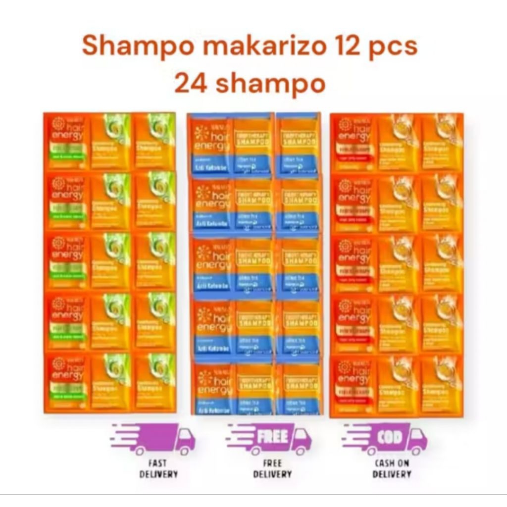 Makarizo Shampoo 24Pcs