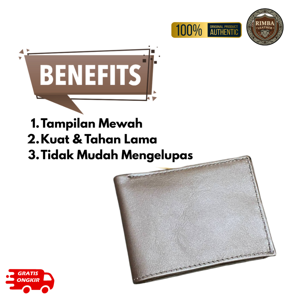 RIMBA, dompet pria kulit sapi original
