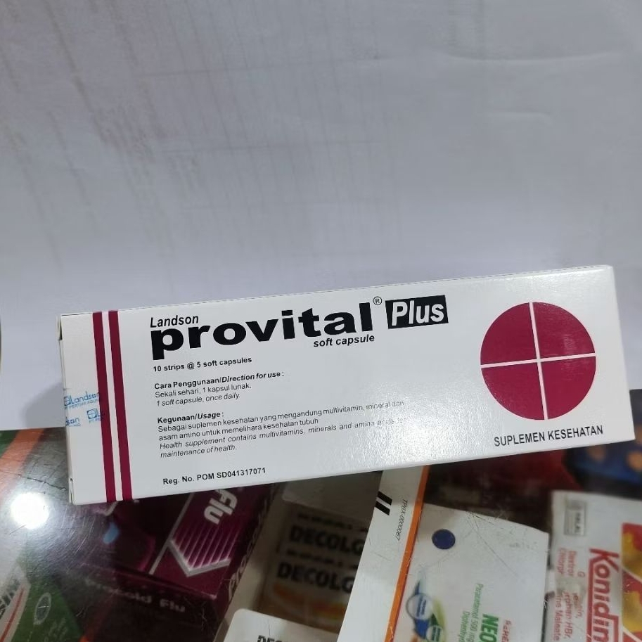 provital plus box isi 50 kapsul