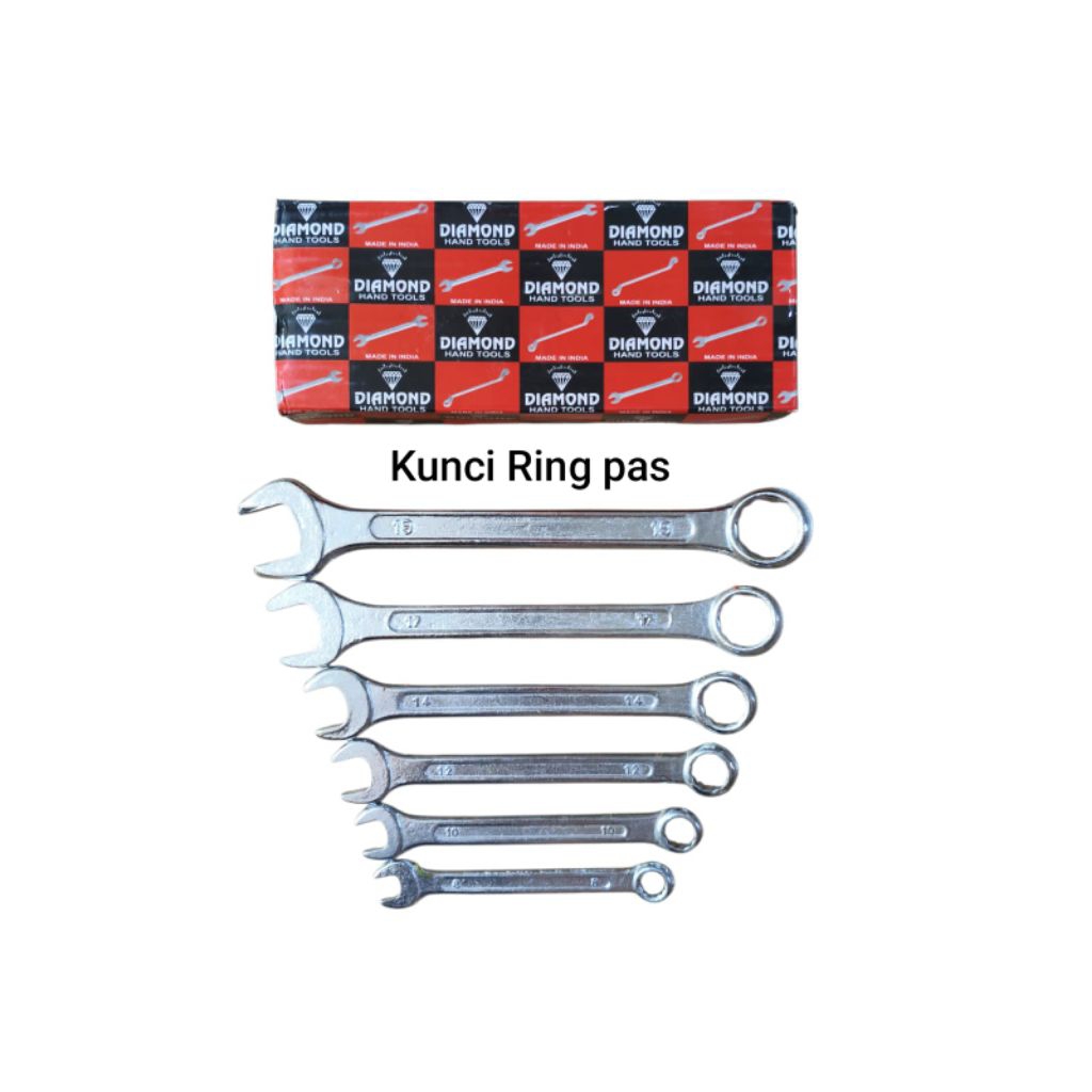 kunci ring pas 8 mm sampe 19 mm #