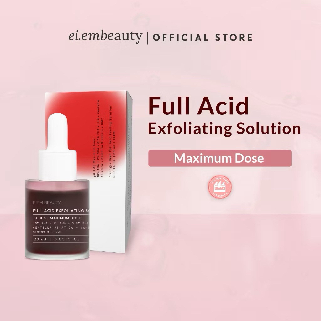 Eiem Beauty Full Acid Exfoliating Solution Serum 20ml