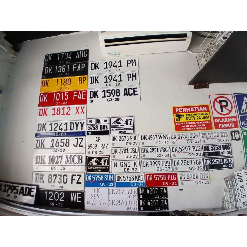 PLAT NOMER MOTOR